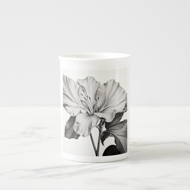 Tasse En Porcelaine Mug gothique Floral Web" (Devant)