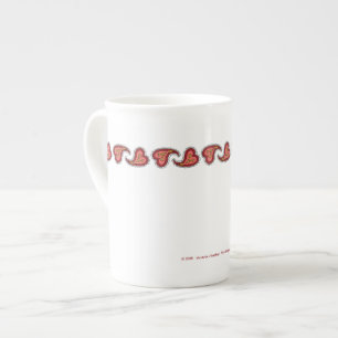 Tasse En Porcelaine Mug Spécial Cœur de Paisley