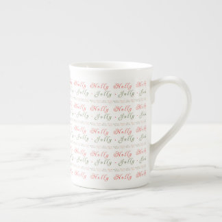 Tasse En Porcelaine Mug Spécial Holly Jolly