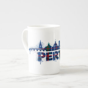 Tasse En Porcelaine Mug Tartan Perth Écosse Écossais