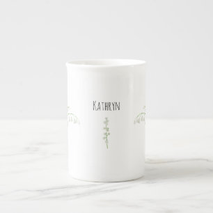 Tasse En Porcelaine Muguet Fleur de Naissance de Mai