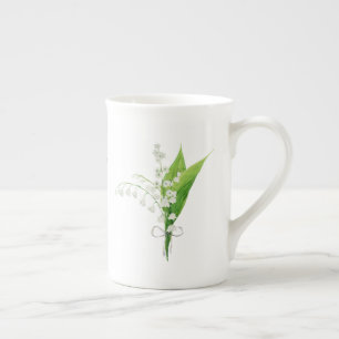 Tasse En Porcelaine Muguet Fleur de Naissance de Mai