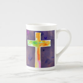 Tasse En Porcelaine Musique de Chine à os croisés d'orange