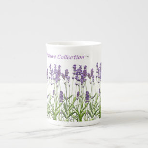 Tasse En Porcelaine Musique de Chine de l'os de lavande