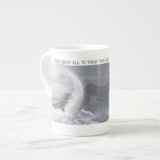 Tasse En Porcelaine Musique de Chine d'os de Shakespeare (Devant gauche)