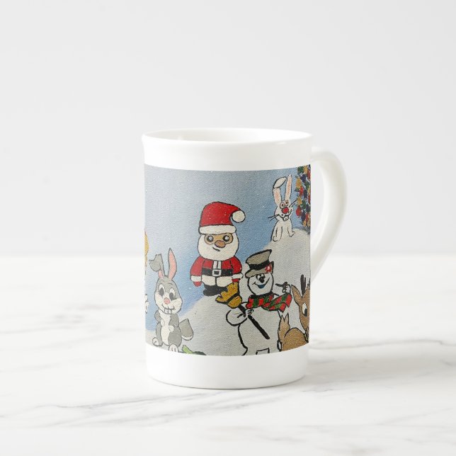 Tasse En Porcelaine Musique de spécialités de vacances (Devant droit)