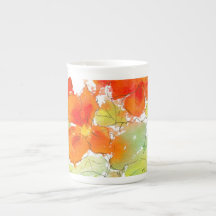 Nasturces, aquarelle et encre d'écarlate sur le