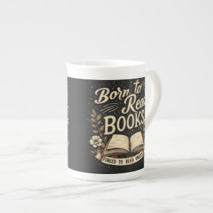 Tasse En Porcelaine Né Pour Lire Livres Spécialité Mug