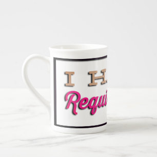 Tasse En Porcelaine NiCK DAViD - Configuration requise Coupe de Chine 