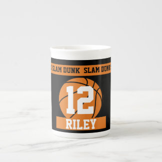 Tasse En Porcelaine Nom personnalisé du basket-ball Age