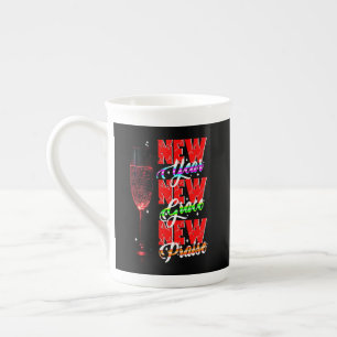 Tasse En Porcelaine Nouvel an nouvelle grâce nouvelle louange