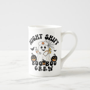 Tasse En Porcelaine Nuit Shift Nurft Mug - BOO BOO Crew Ghost