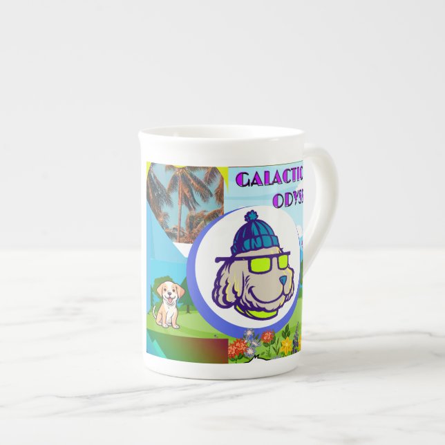 Tasse En Porcelaine Odyssée galactique (Devant droit)