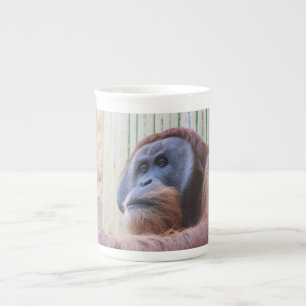 Tasse En Porcelaine Orang-outan assis