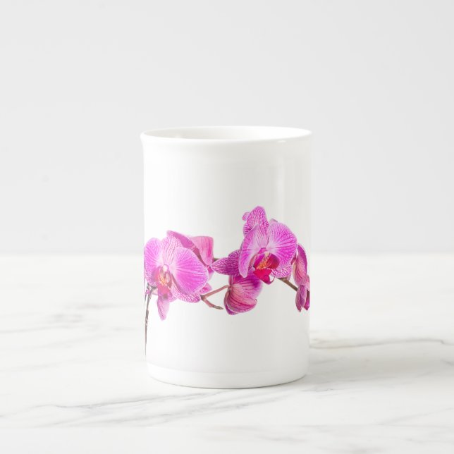 Tasse En Porcelaine Orchidée (Devant)