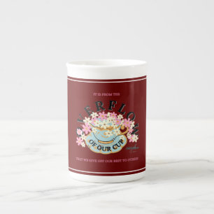 Tasse En Porcelaine OVERFLOW Bone China Mug par Adiela Akoo