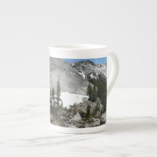 Tasse En Porcelaine Panorama en granit neigeux à Yosemite