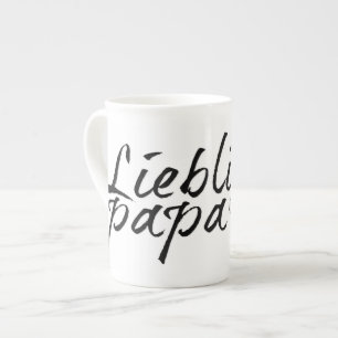 Tasse En Porcelaine Papa préféré - écriture noire 00001
