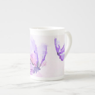 Tasse en porcelaine Papillon Violet