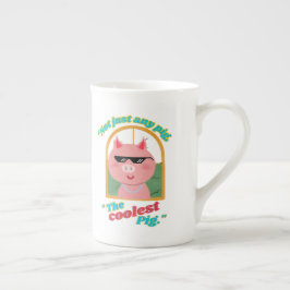 Tasse En Porcelaine Pas n'importe quel cochon, le cochon le plus cool