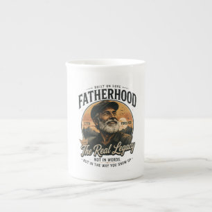 Tasse En Porcelaine Paternité, le véritable héritage, idée cadeau vint