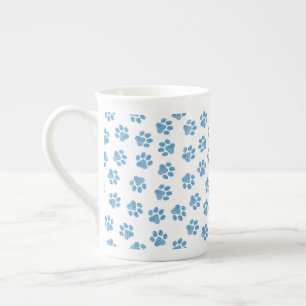 Tasse En Porcelaine Patrouilles de Doodle, Paws de Chien, Paws Bleus
