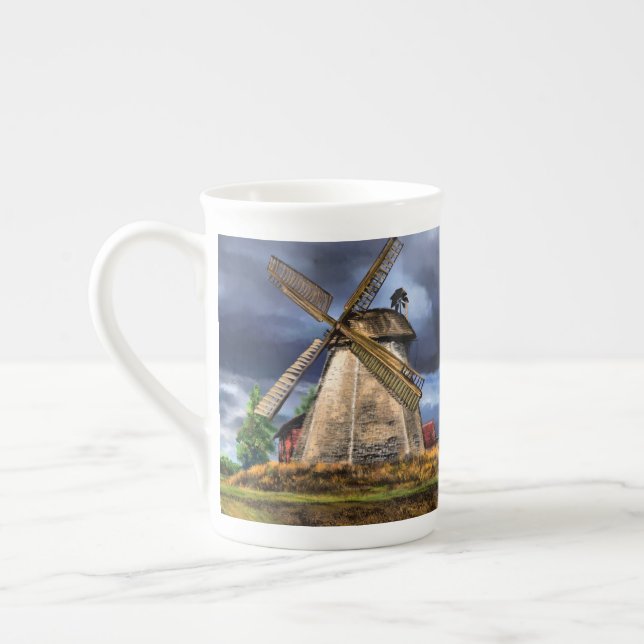 Tasse En Porcelaine Pays-Bas Windmill Mug (Gauche)