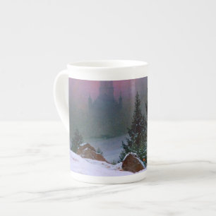Tasse En Porcelaine Paysage d'hiver Caspar David Friedrich