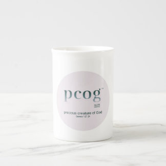 Tasse En Porcelaine pcog rond message complet; film couleur;