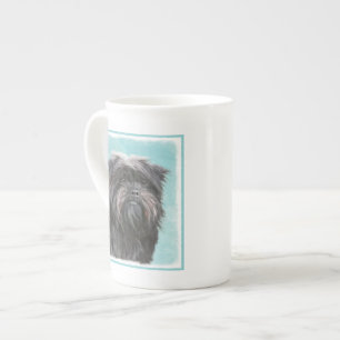 Tasse En Porcelaine Peinture Affenpinscher - Joli art original chien
