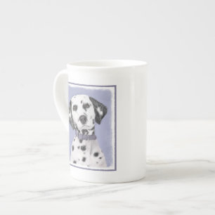 Tasse En Porcelaine Peinture Dalmatienne - Cute Original Chien Art
