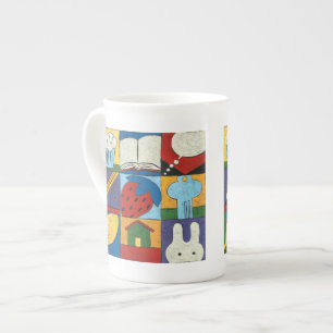 Tasse En Porcelaine Peinture de divers objets par Chariklia Zarris