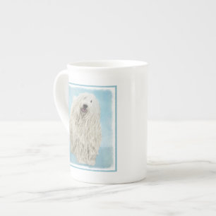 Tasse En Porcelaine Peinture Komondor - Cute Original Chien Art