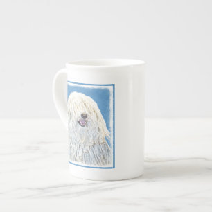 Tasse En Porcelaine Peinture Puli - Cute Original Chien Art