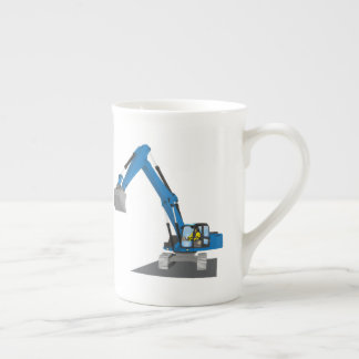 Tasse En Porcelaine Pelles à chaîne bleues