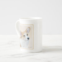 Pembroke Welsh Corgi Peinture - Art Chien original