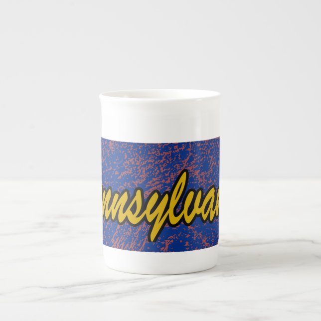 Tasse En Porcelaine Pennsylvanie (Devant)