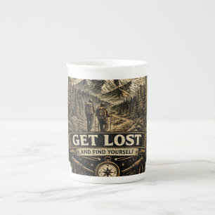 Tasse En Porcelaine Perdez-vous et trouvez-vous