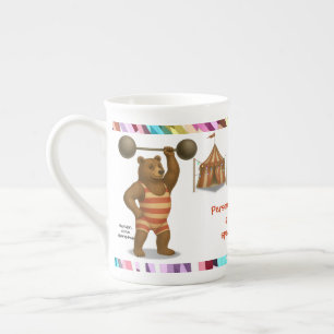 Tasse En Porcelaine Personnaliser: Brandon, homme fort-ours