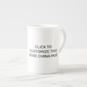 TASSE EN PORCELAINE PERSONNALISER CE BONE CHINA MUG