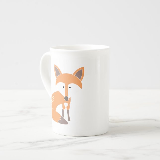 Tasse En Porcelaine Petit renard Mug (Devant gauche)