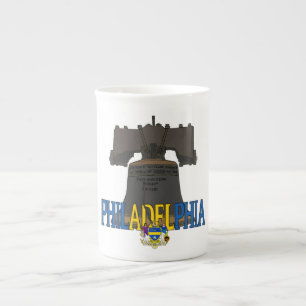 Tasse En Porcelaine Philadelphie Pennsylvanie Liberty Bell