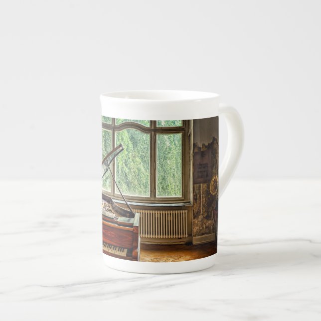 Tasse En Porcelaine Piano dans la Villa (Devant droit)