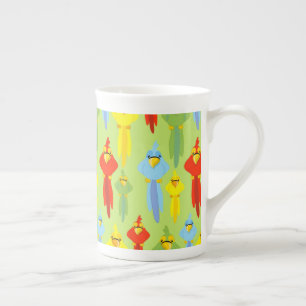 Tasse En Porcelaine Pirate Parrot Bird Lovers Animals Navigators