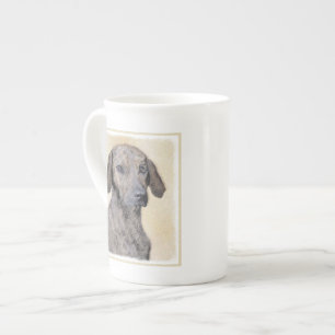 Tasse En Porcelaine Plott Peinture - Cute Original Chien Art