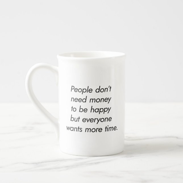 Tasse En Porcelaine Plus de temps Boug de spécialité (Gauche)