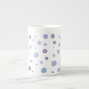 Tasse En Porcelaine pois peint à la main