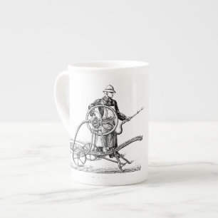 Tasse En Porcelaine Pompier Sprinkler 90e anniversaire Mug personnalis