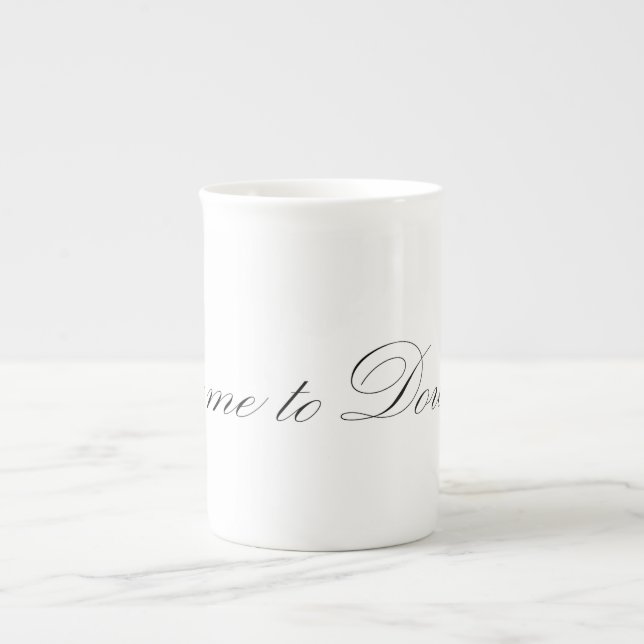 Tasse En Porcelaine Portez-moi à Downton (Devant)
