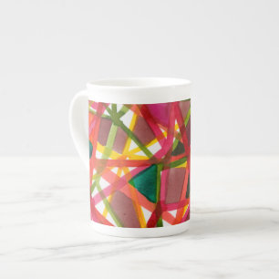 Tasse En Porcelaine Prismatique II